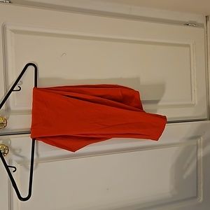 LuLaRoe One Size Leggings Dark Coral